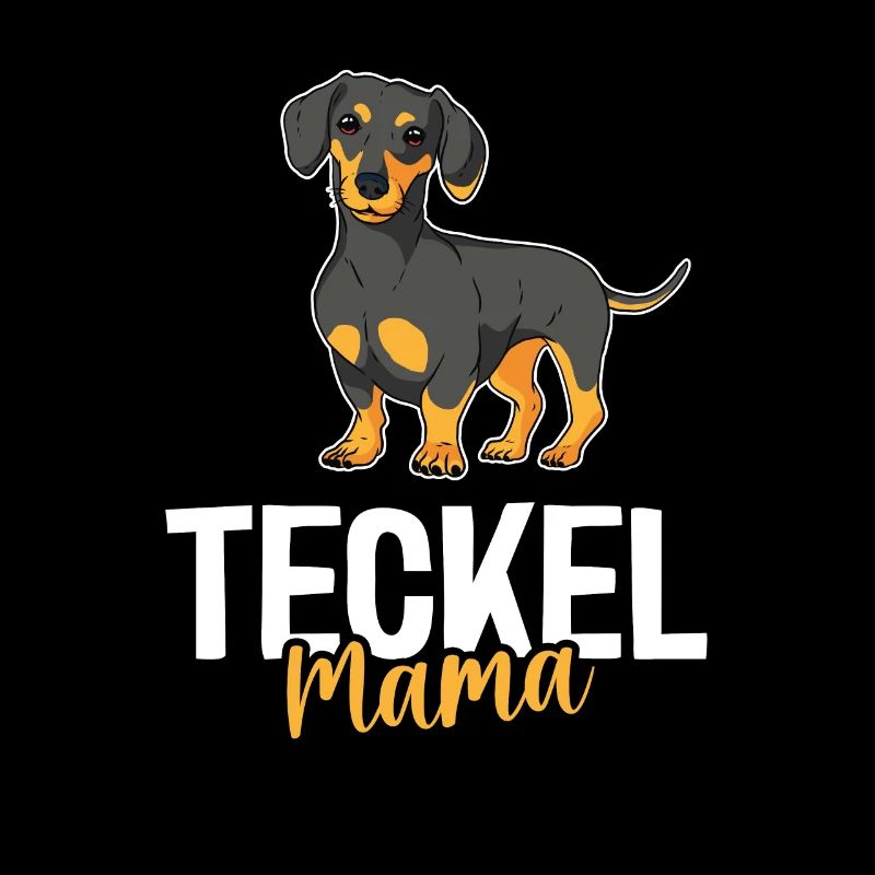 Süßes Dackel Mom