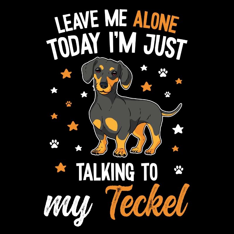 Süßes Dackel Mom