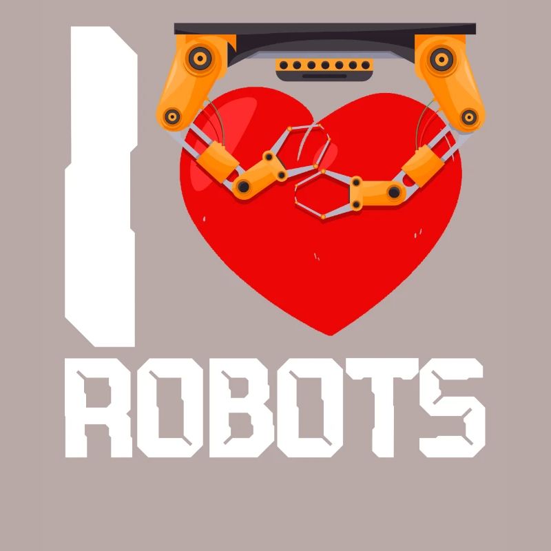 Robot Robotics Engineer Heart I