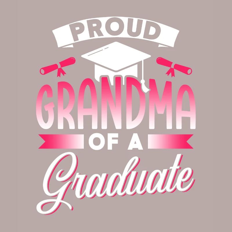 Stolze Großmutter Eines Absolventen Absolvent