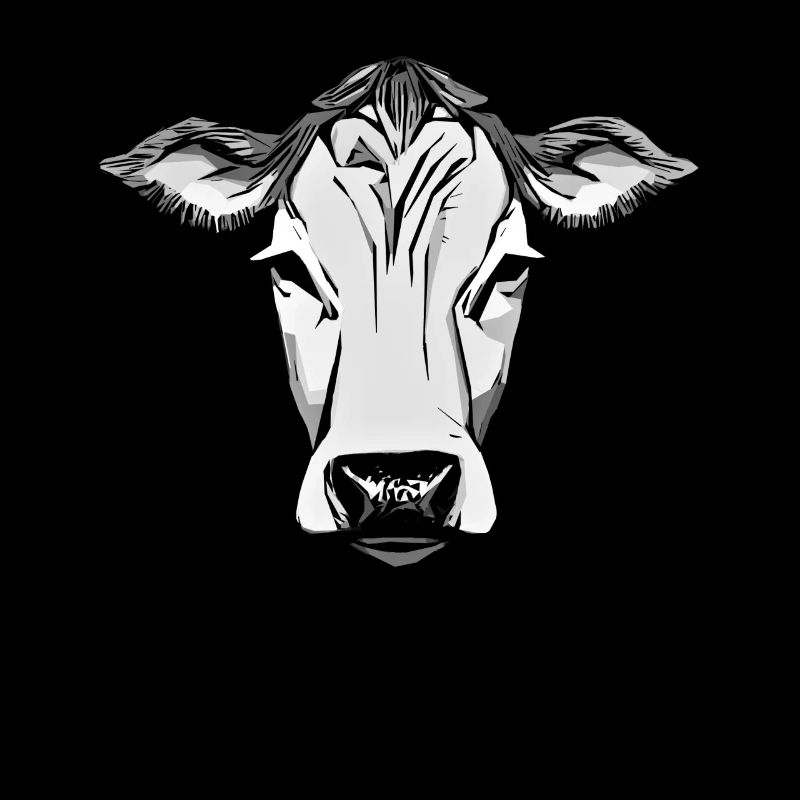 Impression de motifs de ferme de vaches