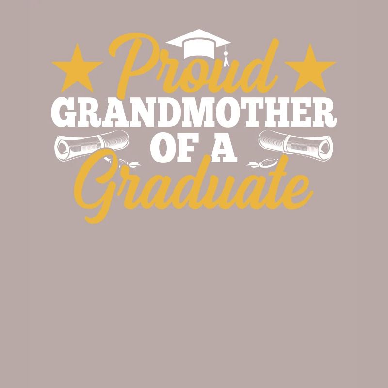 Stolze Großmutter Eines Absolventen Absolvent