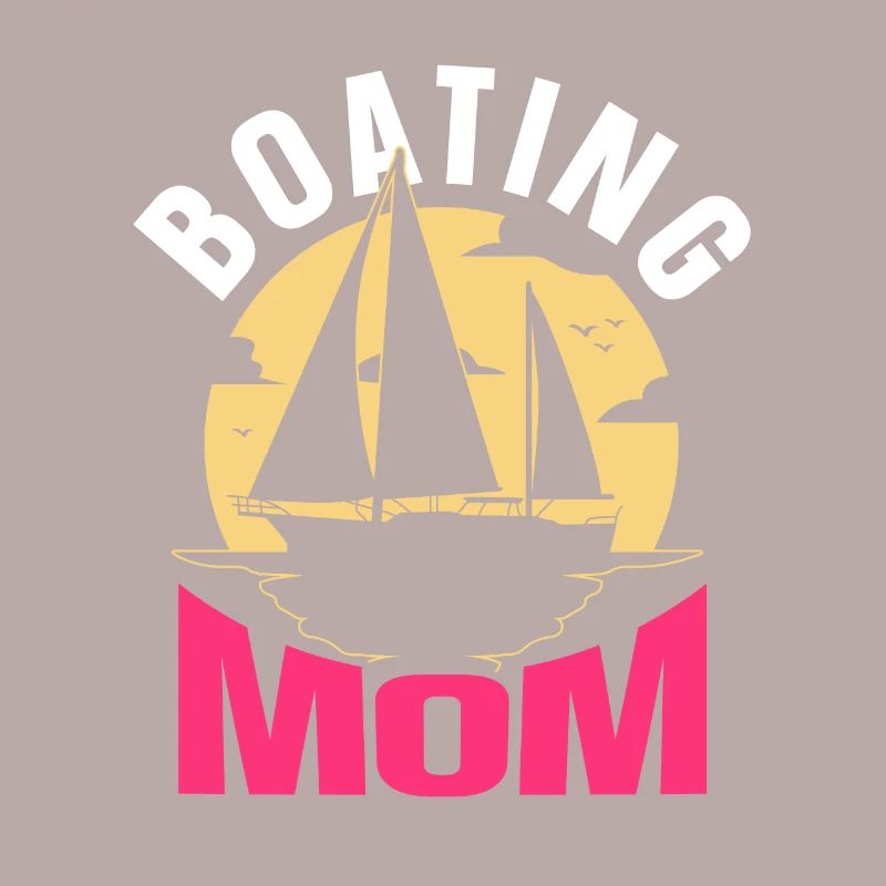 Bootfahrende Mutter Boot Yacht Bootfahren Schiff