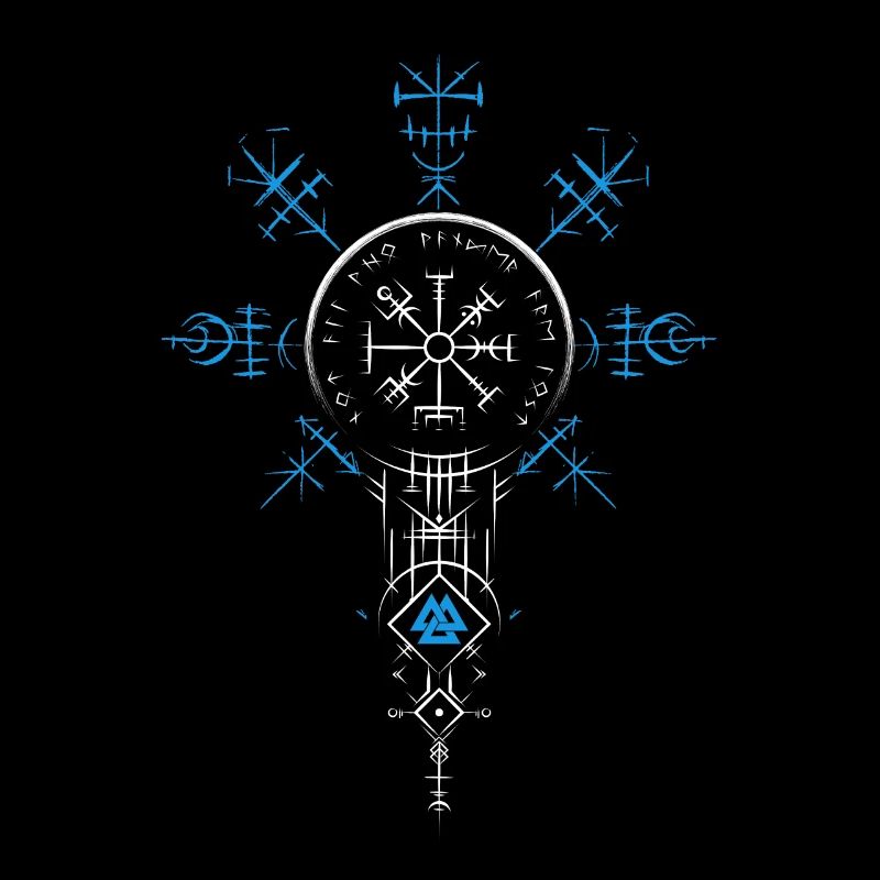 Celtic Vikinger Vegvisir compas Vikings