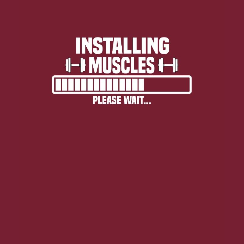 Installing muscles – please wait – bitte warten