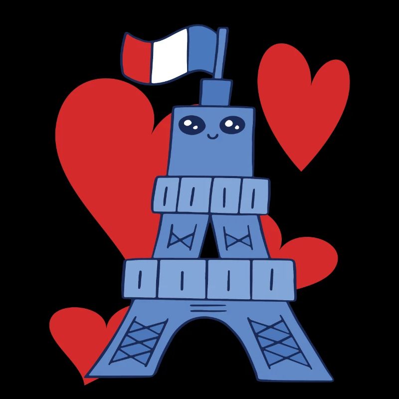 Mignon Tour Eiffel Paris Kawaii souvenir parisien
