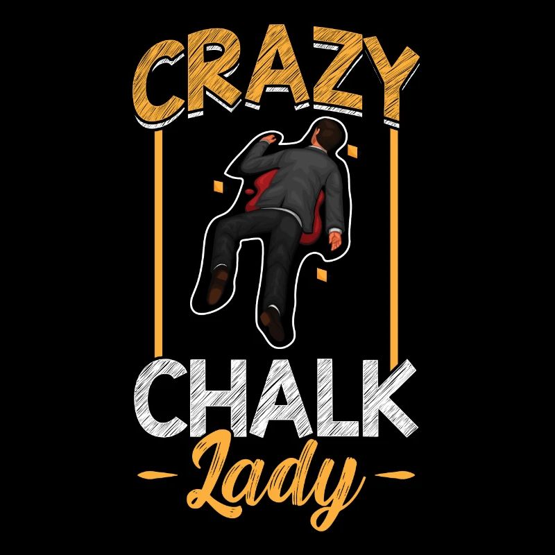 Crazy Chalk Lady - Forensic Scientist