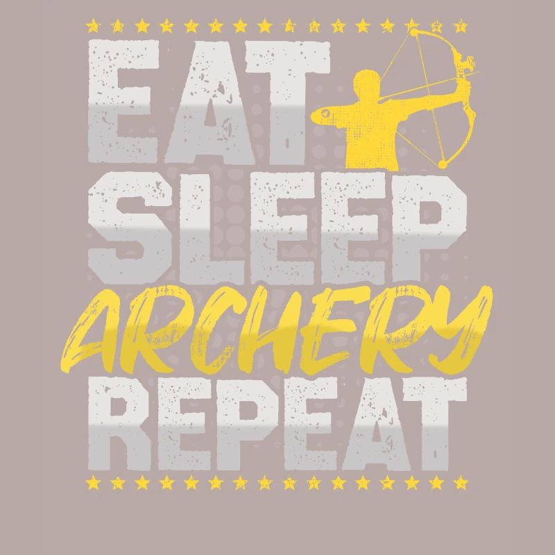 Bogenschießen Eat Sleep Repeat Bogen Bogenschießen
