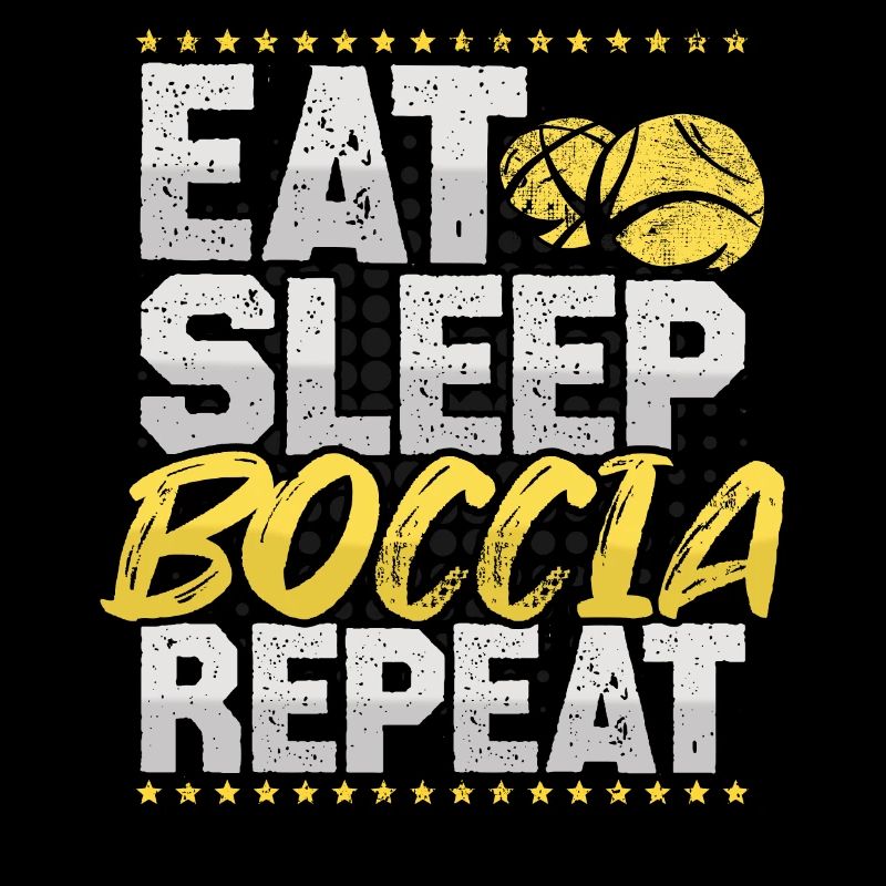 Boccia Eat Sleep Repeat Target Ball Hobby Boccia