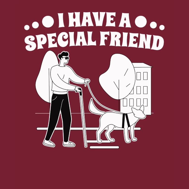 Blindheit Special Friend Conscience de la cécité