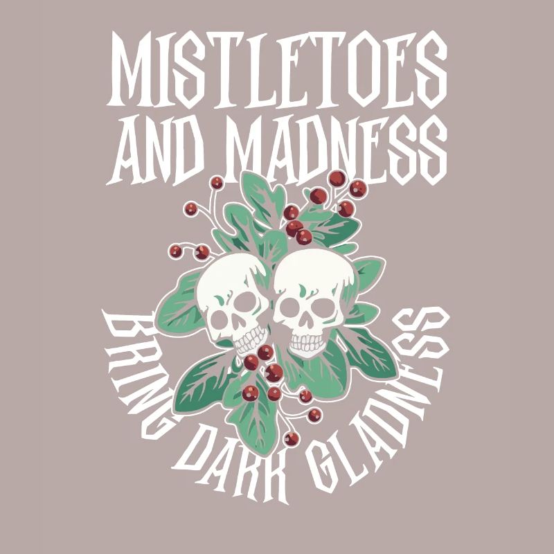 Mistletoe + Madness Bring Dark Joy Goth