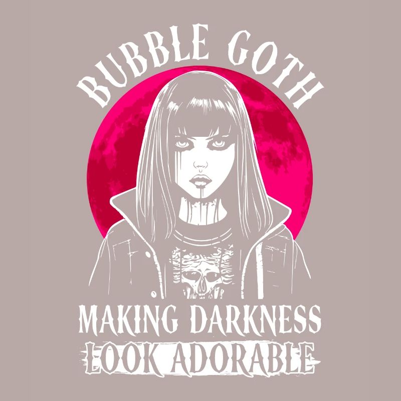 Bubble Goth darkness looks adorable - Goth