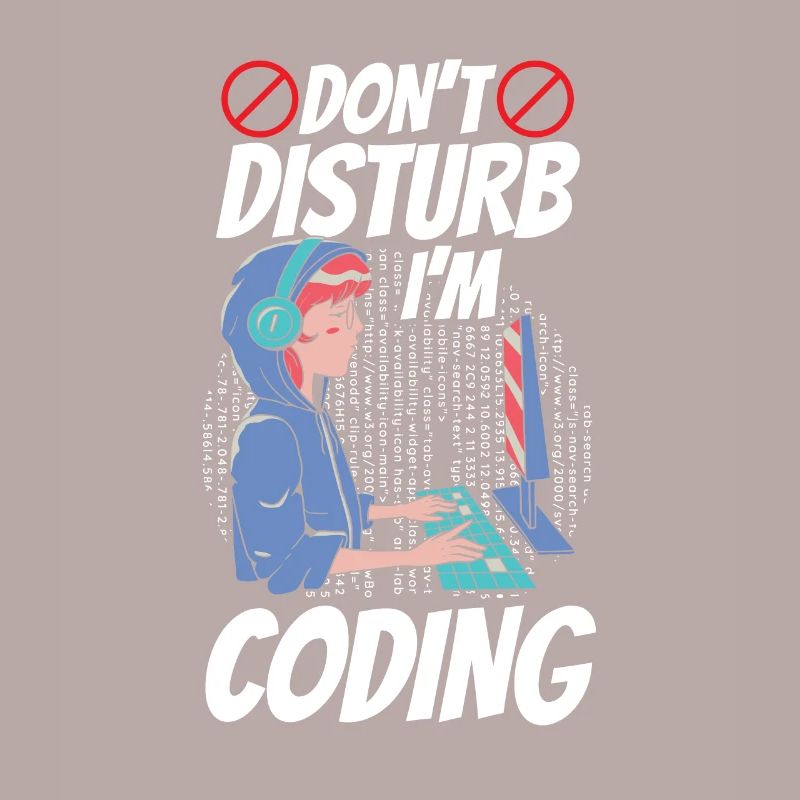 Stören Sie Nicht: Ich Programmiere Coding Coder