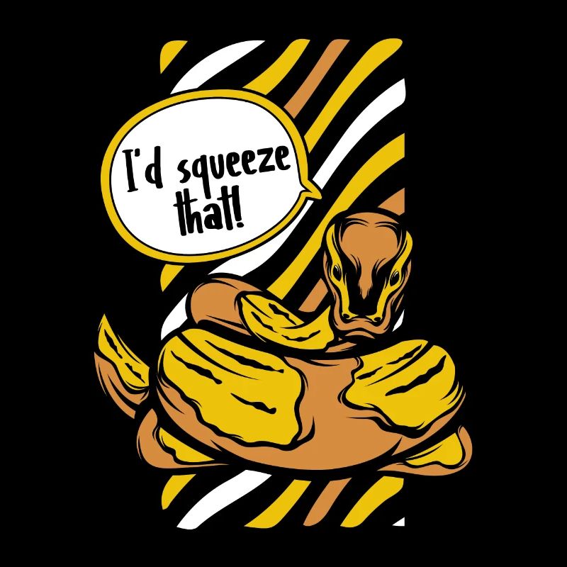 I'd Squeeze That Python Snake Banana Ball