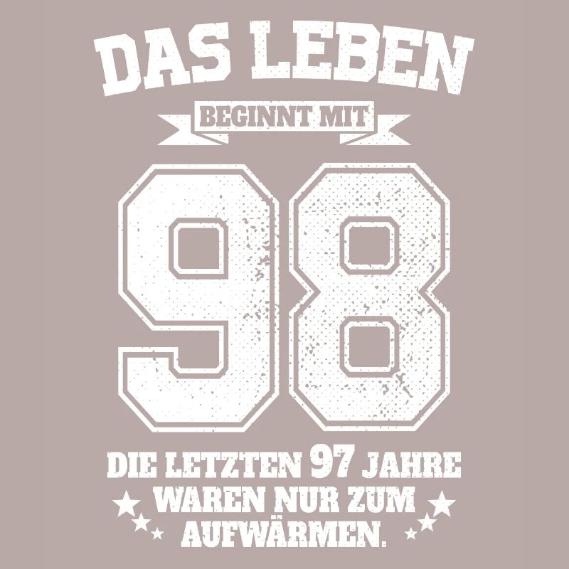 98. Geburtstag Geschenk Das Leben Beginnt Mit 98