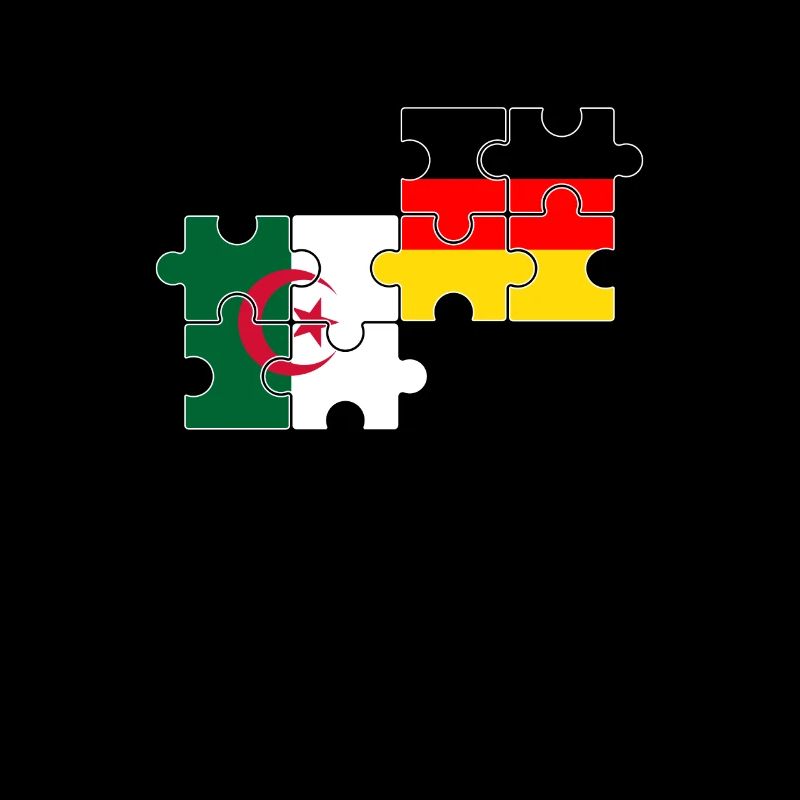 Algeria Germany Flag German Algerians