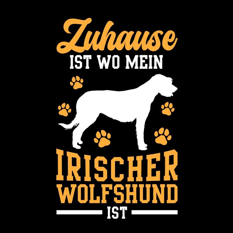Irish Wolfhound is at home Irish Wolfhound