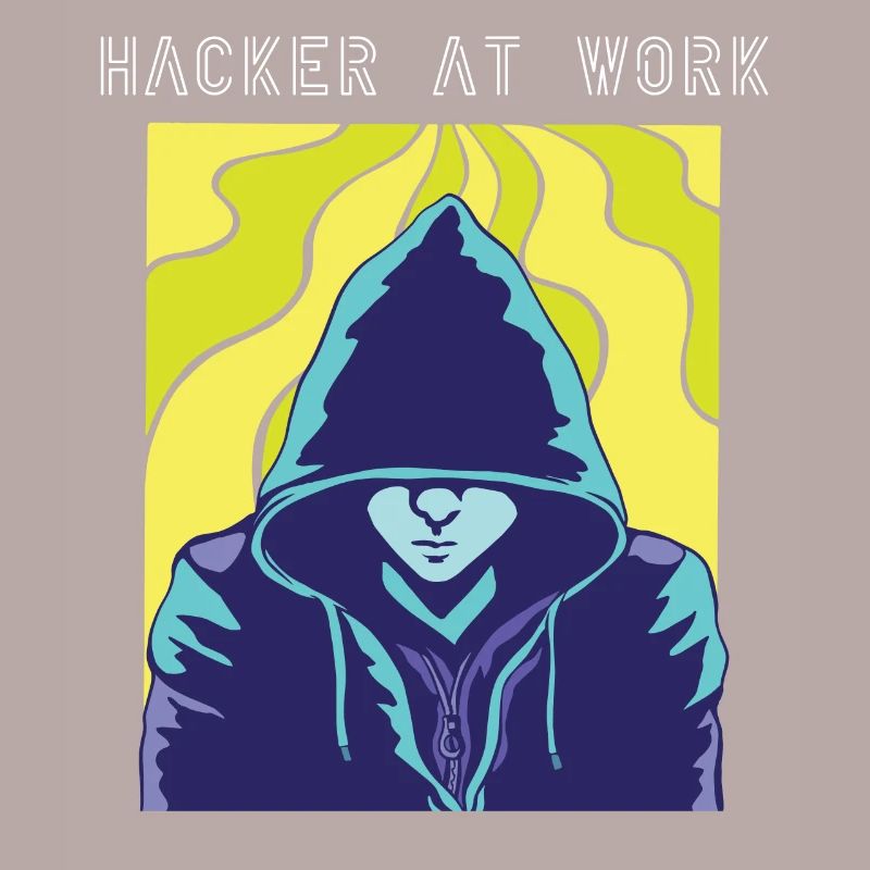 Hacker at work
