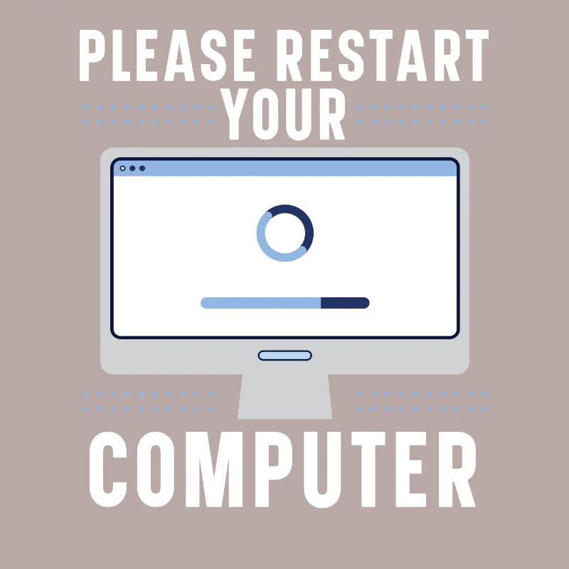 Please Restart Your Computer Coding Tech Support