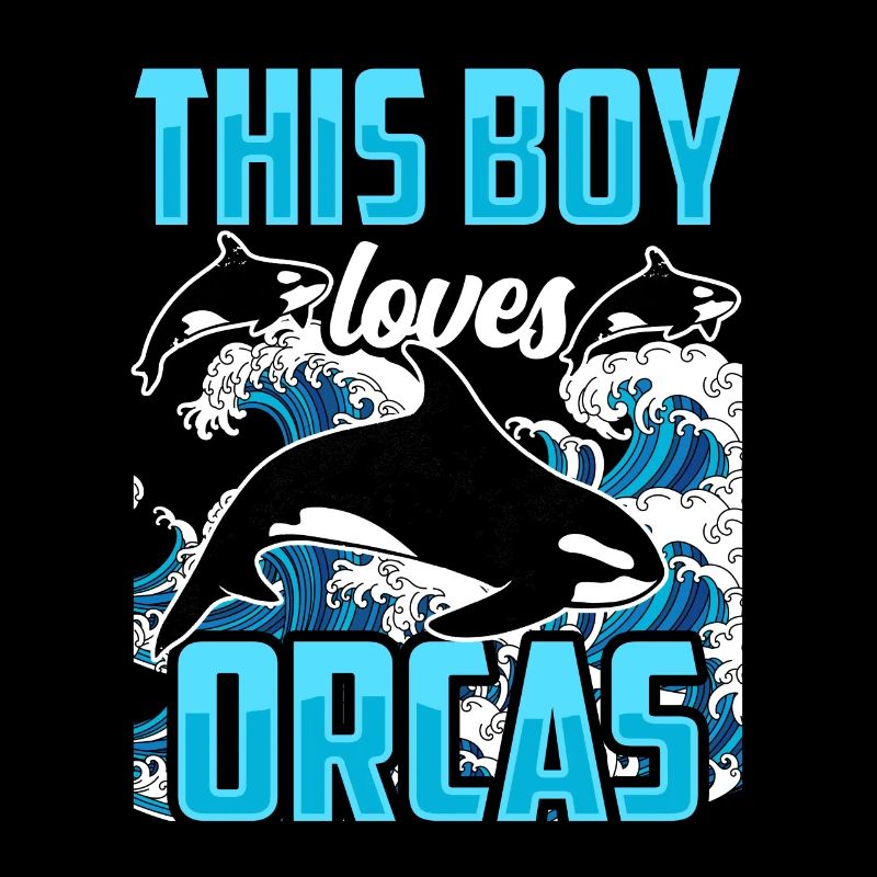 Ce garçon aime les orques Orque baleine protégeant la mer