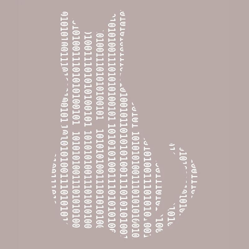 Informatiker Katze Admin Programmierer