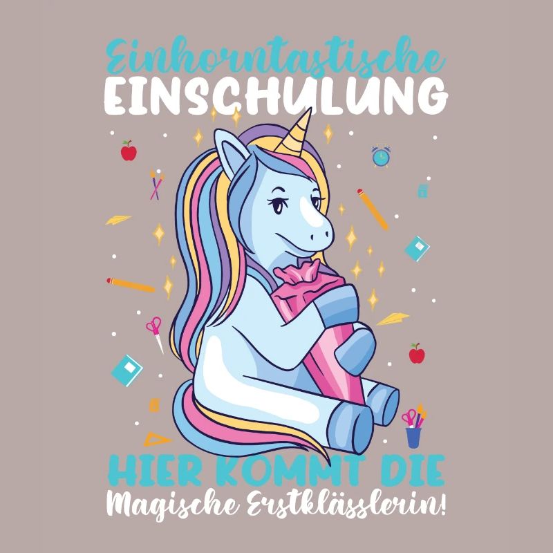 Einhorn Schulkind Geschenk