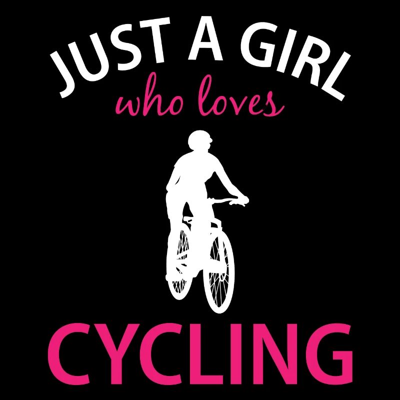 Radfahrerin Spruch Radfahren Geschenk Mädchen