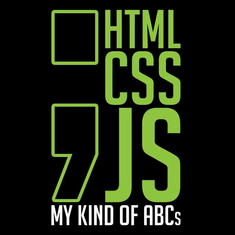 web developer gift html css js my kind of