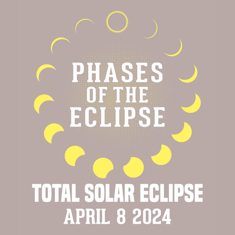 Funny Eclipse Astronomy Solar System April 8 2024