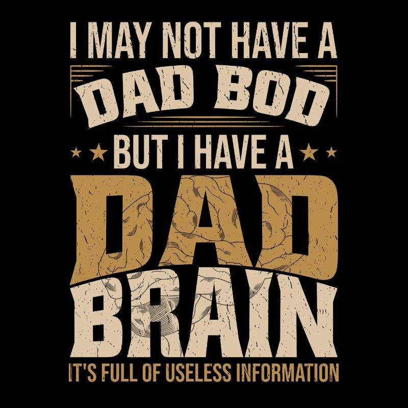 Funny Dad Bod Father's Day Dad