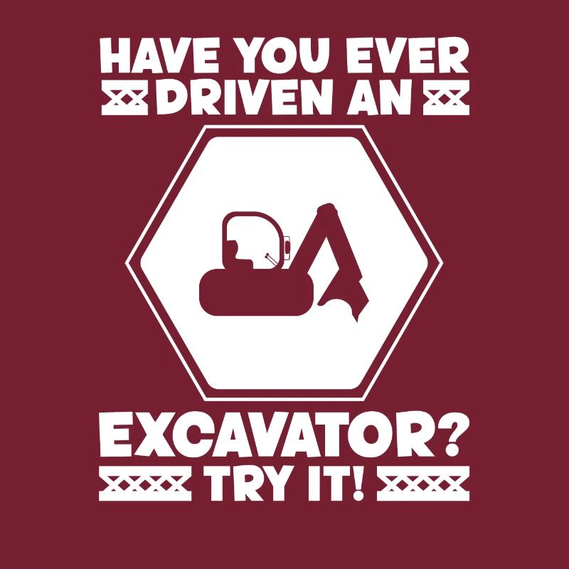 Baggerfahrer Ever Driven Excavator Try It Bagger