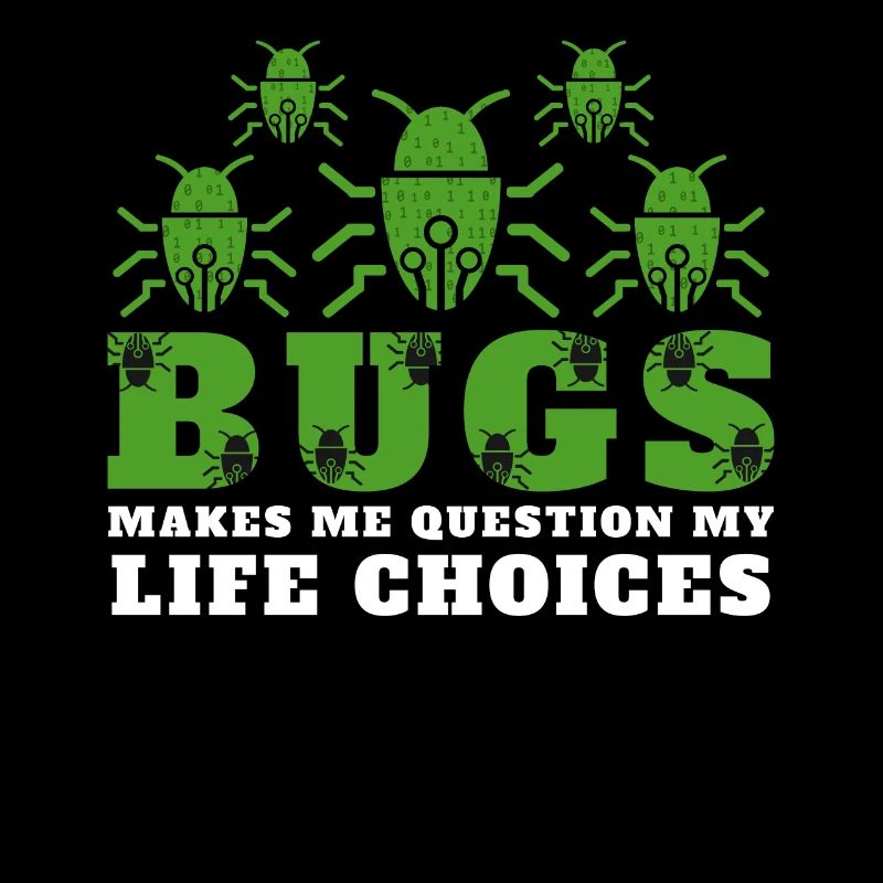 Computer Bugs Binary Codes Funny Programming