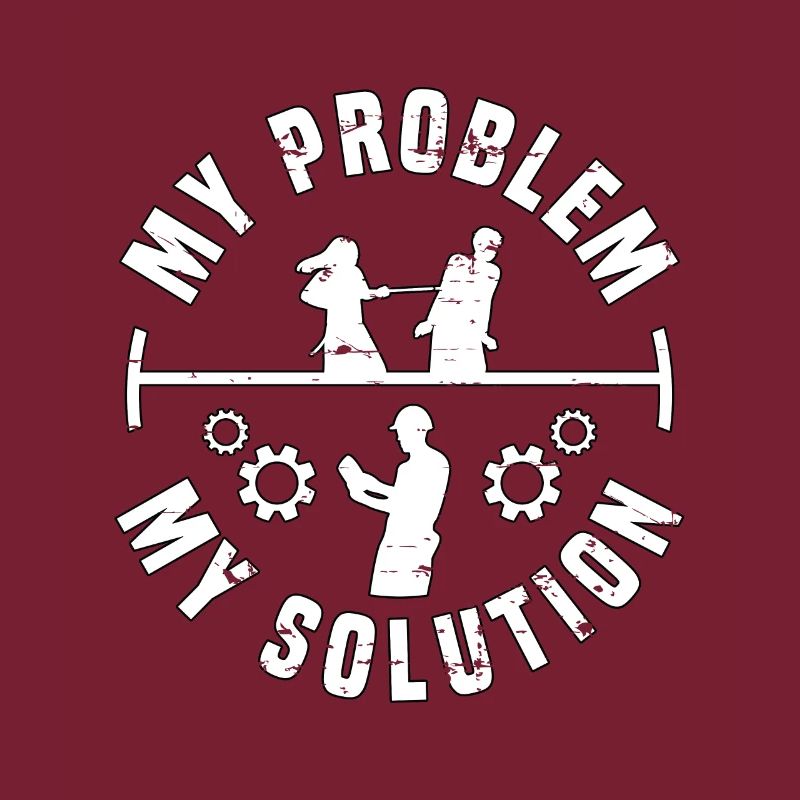 Architect My Problem My Solution Pictogram Dad Mom