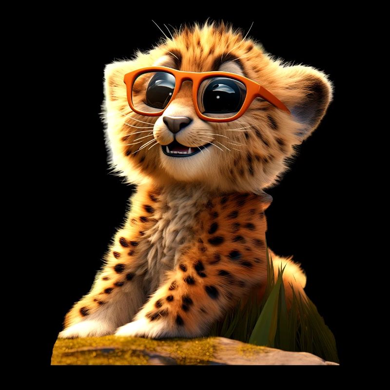 Lunettes de soleil guépard Chats guépard Mignon guépard