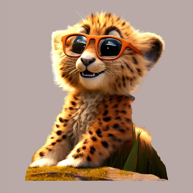 Lunettes de soleil guépard Chats guépard Mignon guépard