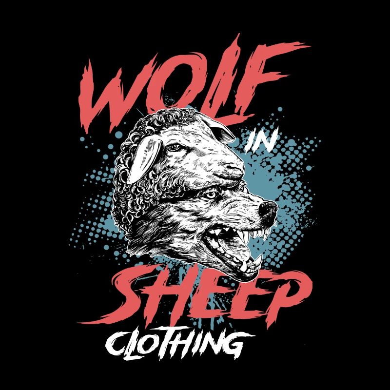 Wolf in sheep's clothing, wolves, pack, teeth, predator