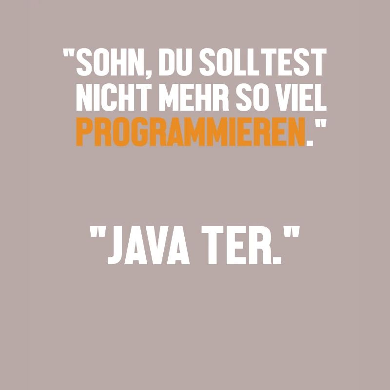 Sohn Programmieren Ja Vater Developer Coder