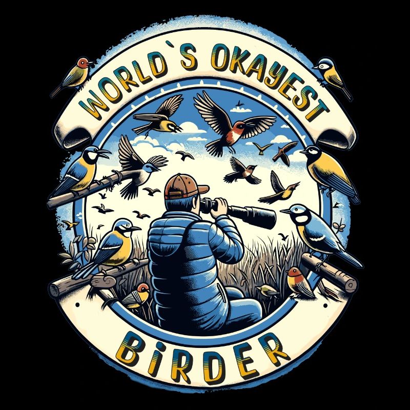 World's Best Okay Birder Birdwatching