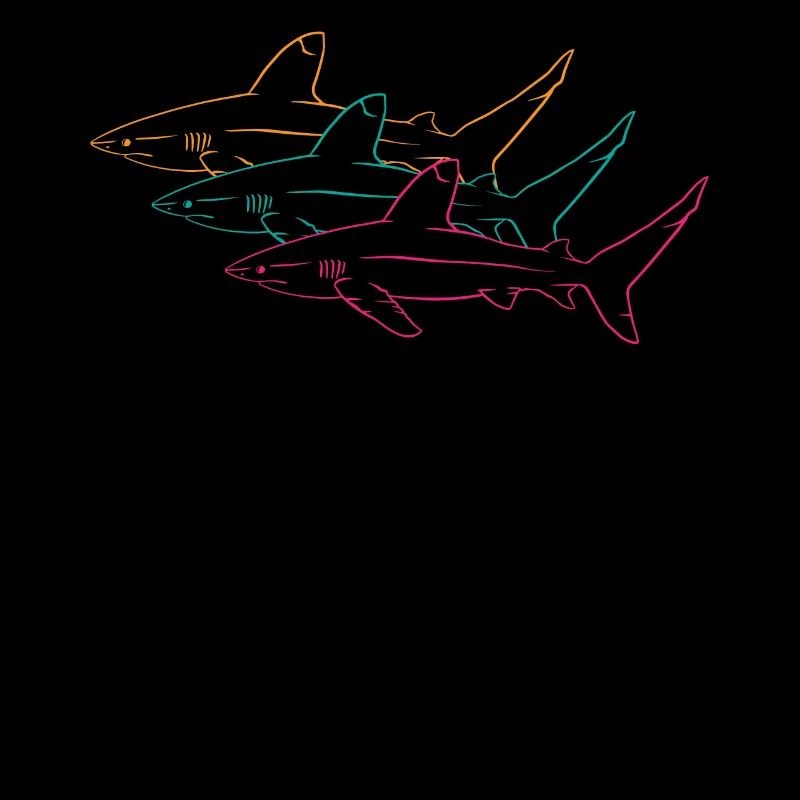Requins Néon Duo Majesté Océan