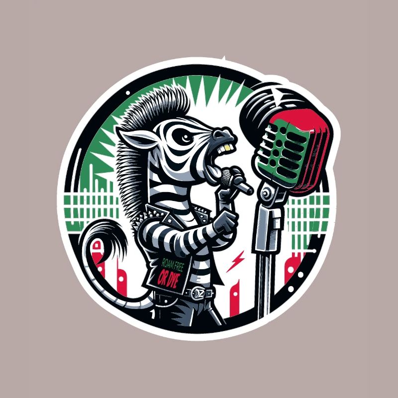 Zebra Roam Free oder Dye, Mic Drop