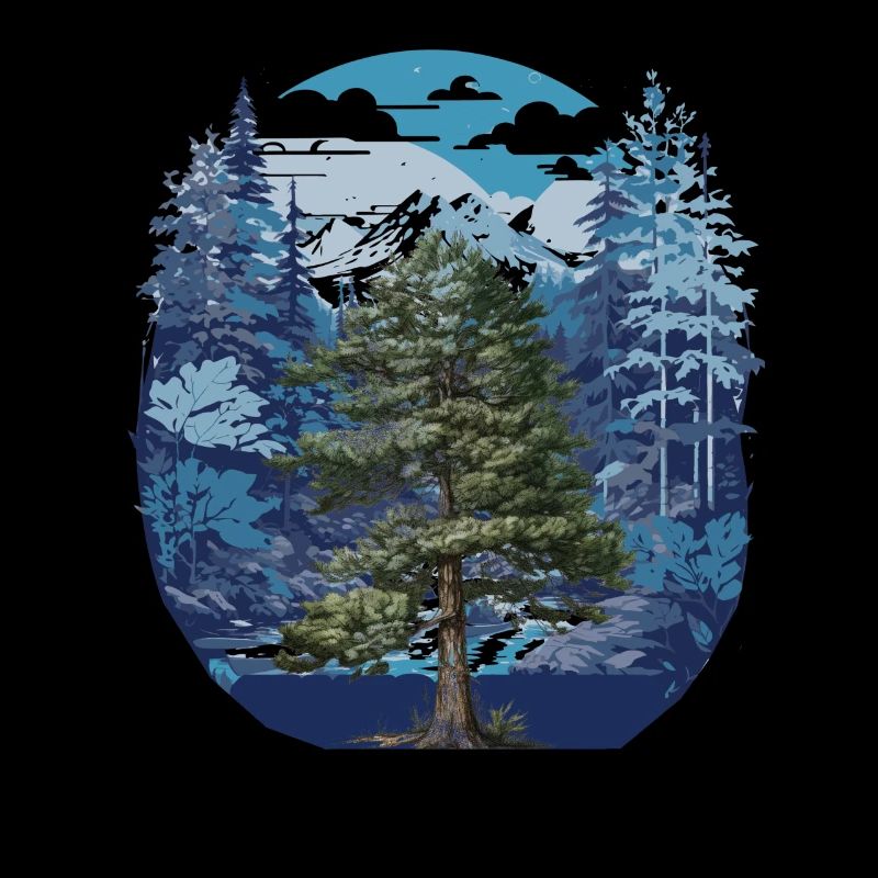 tree, forest, nature, wilderness, deciduous tree, fir, pine