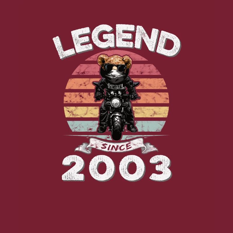 2003 Geburtstag Legend since sunset Teddy