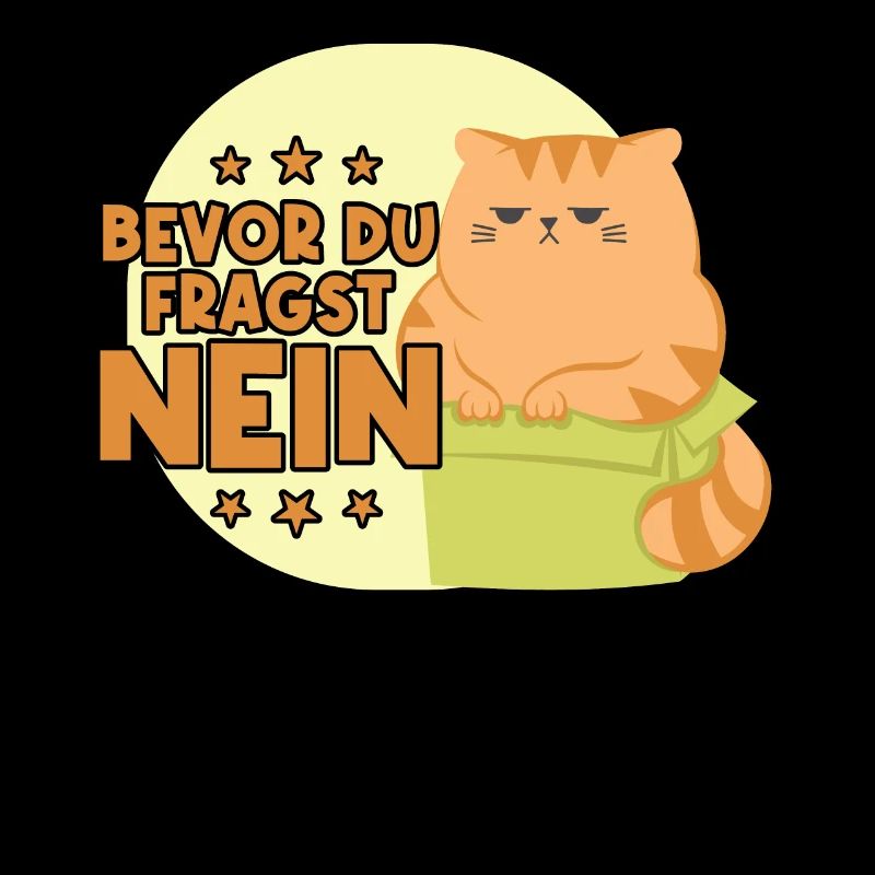 Avant de demander pas de conception de chat drôle