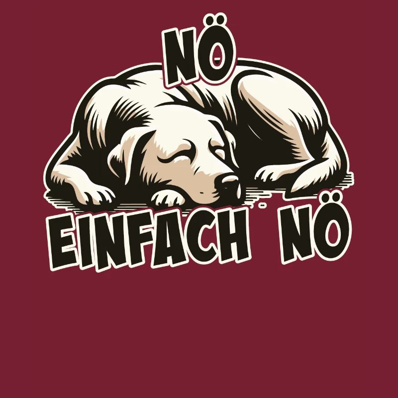 Nö einfach Nö Labrador Retriever freche Hunde Jun