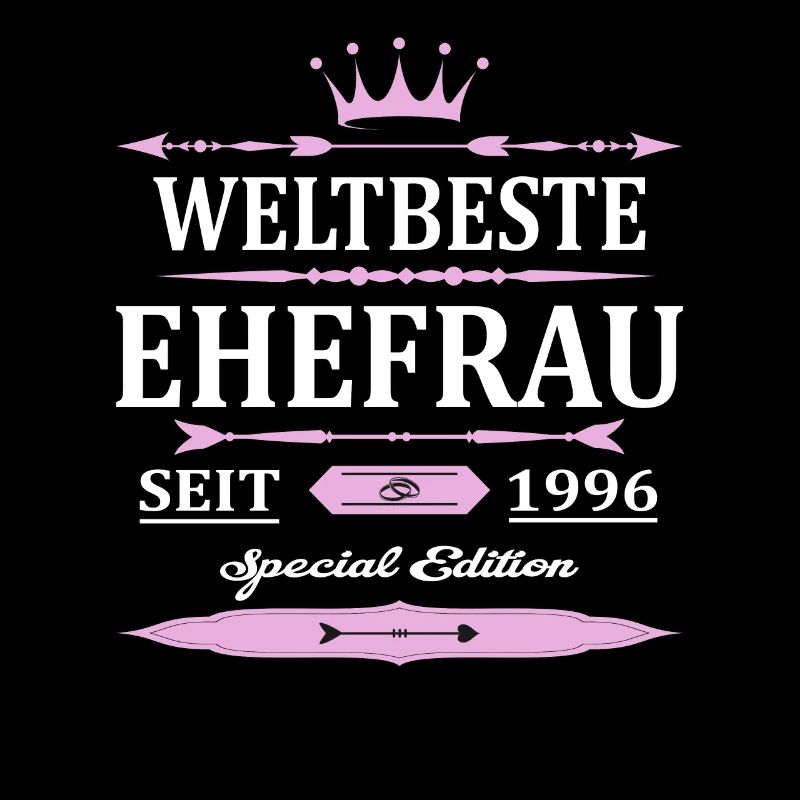 Weltbeste Ehefrau Seit 1996 Vintage Hochzeitstag