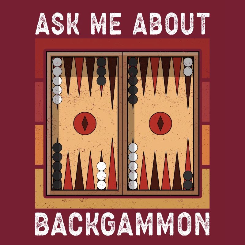 Backgammon Player Backgammon Board Game Gift