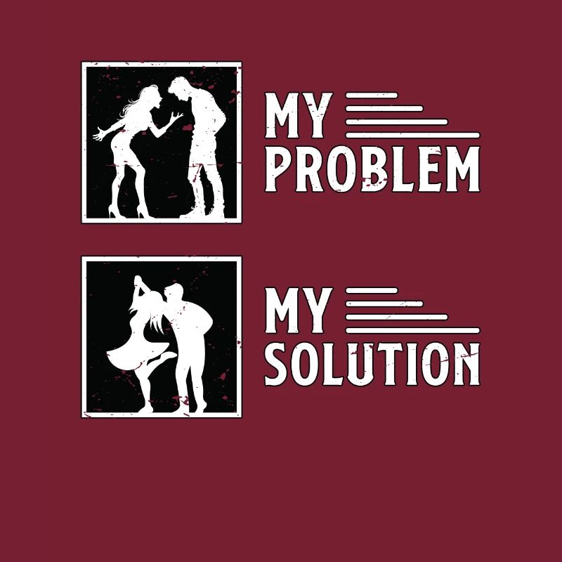 Swing Dancer My Problem My Solution Pictogram Dad