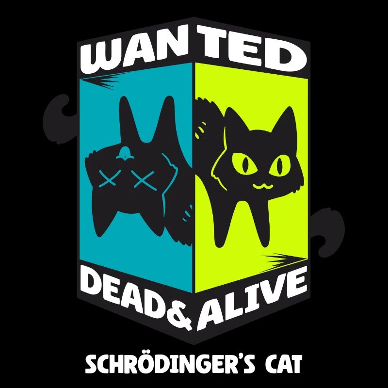 Physics Quantum Nerd Dead Alive Schrödinger's Cat