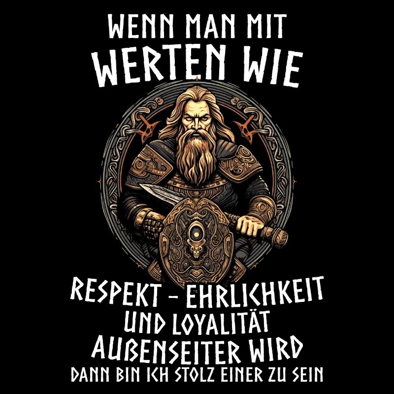 Wikinger Tshirt Viking Valhalla Walhalla Gott Odin
