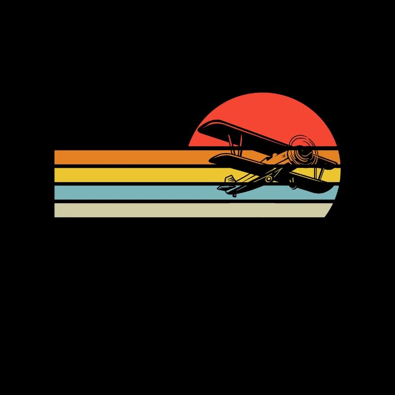 Flugzeug Tshirt Herren Helikopter Pilot Flieger